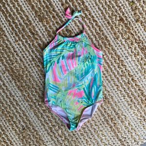 Lilly Pulitzer Halter Swimsuit- Size 5 but fits more like a 4